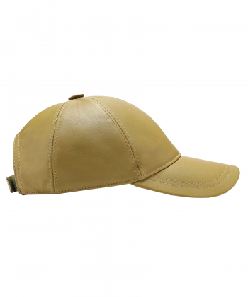 کلاه کپ چرم طبیعی زنانه اورز مدل ترنتو