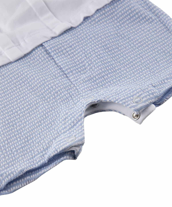 سرهمی نوزادی آستین کوتاه فیورلا Fiorella مدل fi-2804