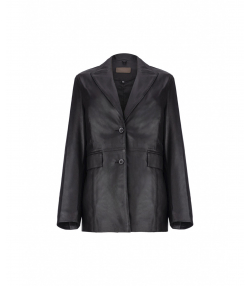 کت زنانه چرم طبیعی چرم مشهد Mashad Leather مدل B0488