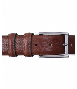 کمربند مردانه چرم طبیعی چرم مشهد Mashad Leather مدل N6368