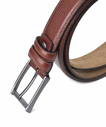 کمربند مردانه چرم طبیعی چرم مشهد Mashad Leather مدل N6368
