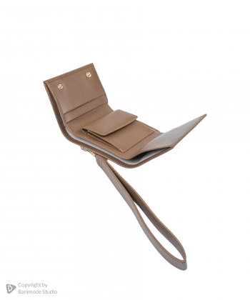 کیف پول زنانه چرم طبیعی چرم مشهد Mashad Leather مدل D5565