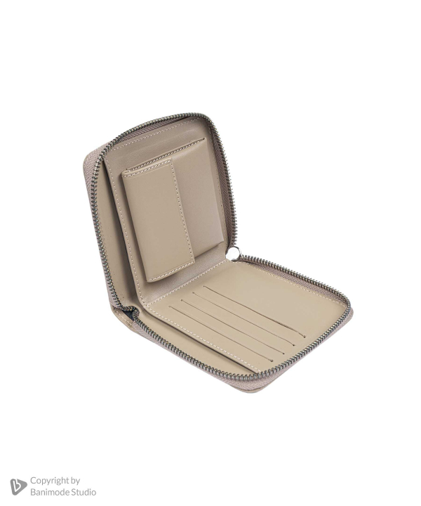 کیف پول چرم طبیعی زنانه چرم مشهد مدل D5541