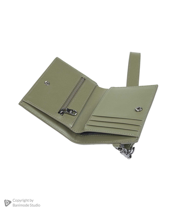 کیف پول چرم طبیعی زنانه چرم مشهد مدل D5567
