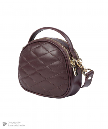 کیف دوشی زنانه چرم طبیعی چرم مشهد Mashad Leather مدل S0169