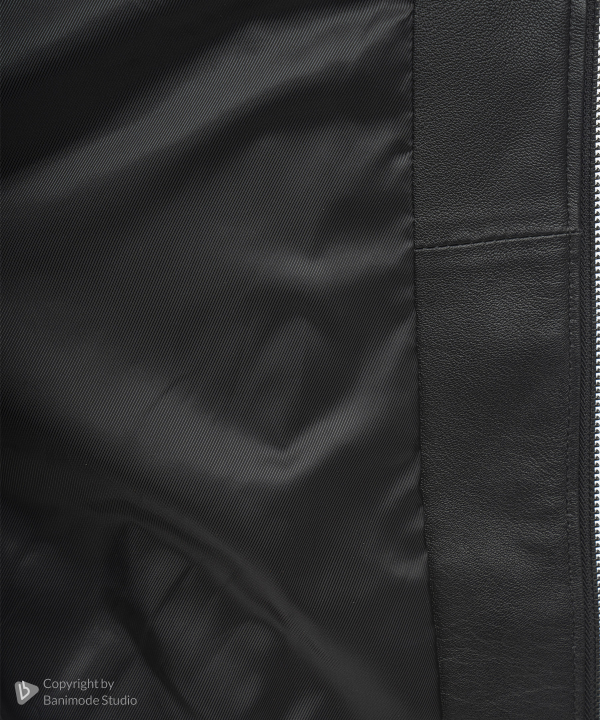 مانتو زنانه چرم طبیعی چرم مشهد Mashad Leather مدل B0473