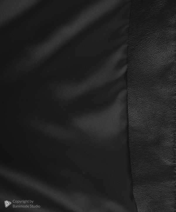 کت زنانه چرم طبیعی چرم مشهد Mashad Leather مدل C0213