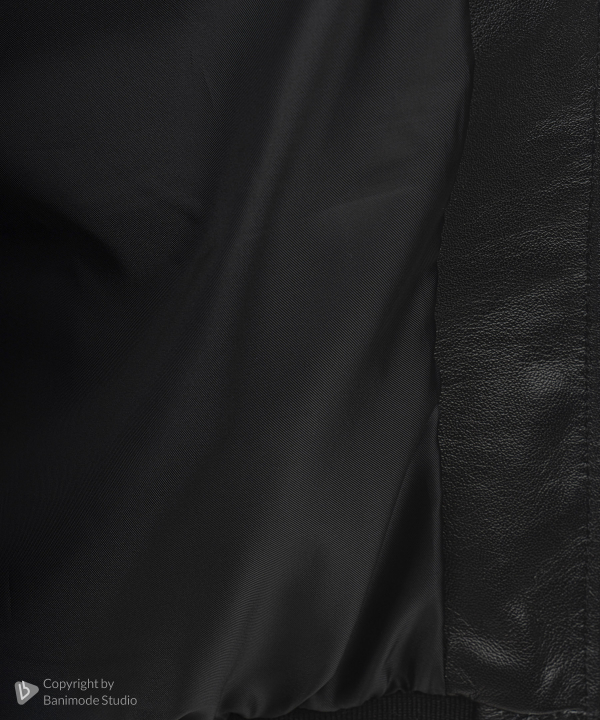 کاپشن مردانه چرم طبیعی چرم مشهد Mashad Leather مدل K0627