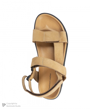 صندل مردانه چرم طبیعی چرم مشهد Mashad Leather مدل J6296