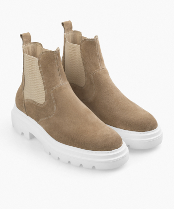 نیم بوت چرم طبیعی مردانه کروم مدل 2422019