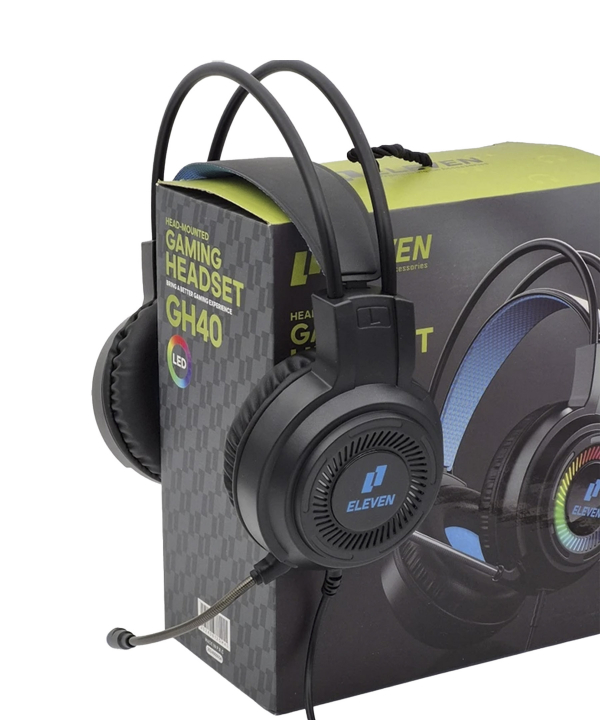 هدست گیمینگ با سیم الون مدل GH40 RGB