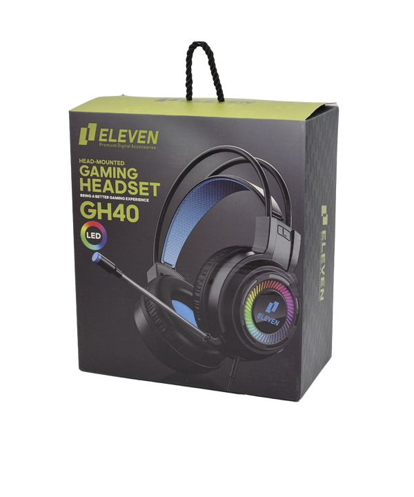 هدست گیمینگ با سیم الون مدل GH40 RGB