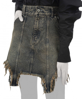 دامن کوتاه نخی زنانه لوسیفر مدل W23326