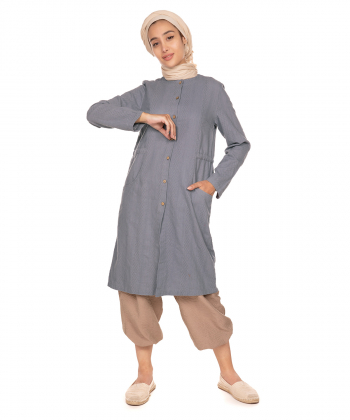 مانتو کمردار تن درست Tane Dorost مدل سینره