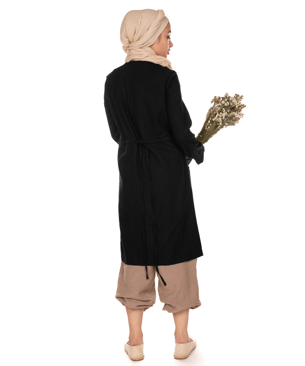 مانتو کمردار تن درست Tane Dorost مدل سینره