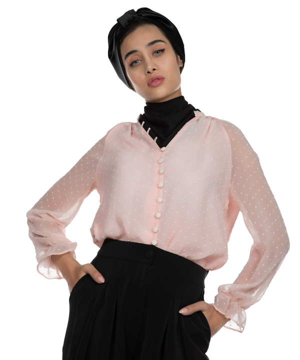 بلوز زنانه آستین بلند گردیه Gordye