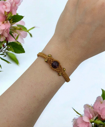 دستبند دستساز مکرومه زیبآذین Zibazin کد AM-4000