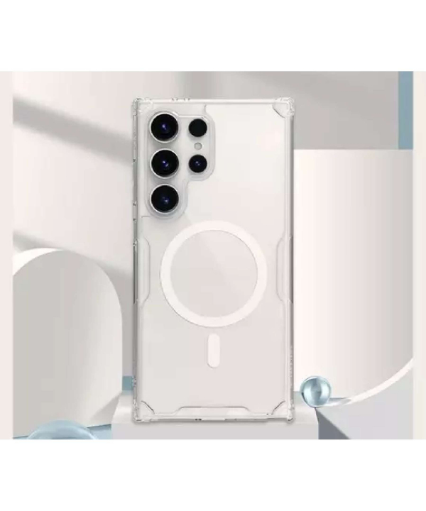 قاب محافظ مگنتی گلکسی اس 24 اولترا نیلکین Nillkin Nature TPU Pro Magnetic case Samsung Galaxy S24 Ultra