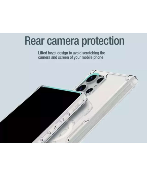 قاب محافظ مگنتی گلکسی اس 24 اولترا نیلکین Nillkin Nature TPU Pro Magnetic case Samsung Galaxy S24 Ultra
