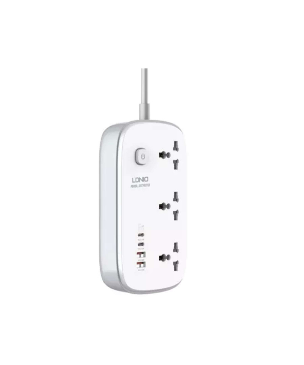 چندراهی برق سه سوکت، دو یو اس بی و دو تایپ سی 3250 وات الدنیو SC3416