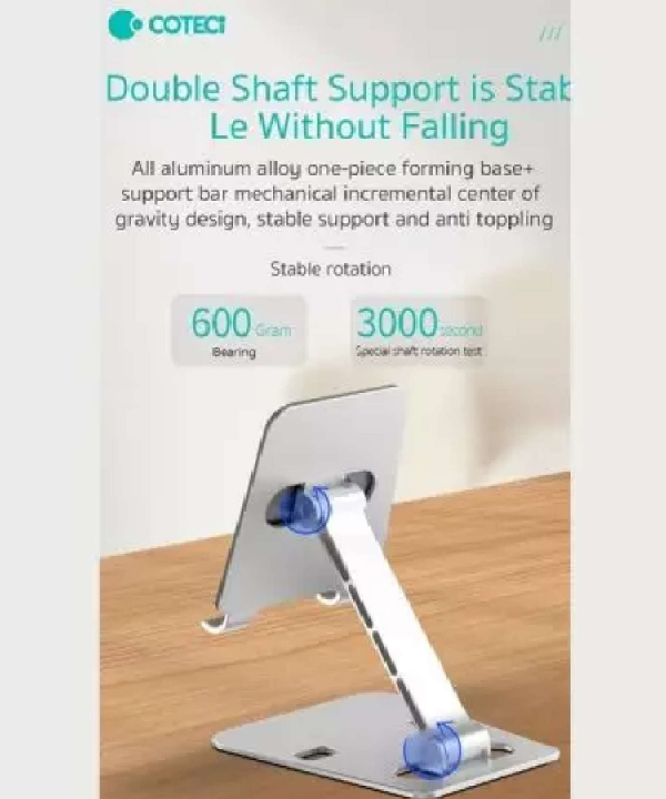 هولدر رومیزی موبایل و تبلت تاشو کوتتسی Coteetci SD-54 Aluminum AlloyPhone Bracket 51013-TS