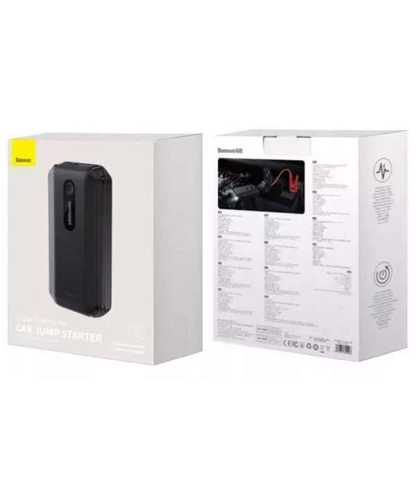 جامپ استارتر و پاوربانک خودرو بیسوس Baseus Super Energy Air Car Jump Starter CGNL020101 10000mAh