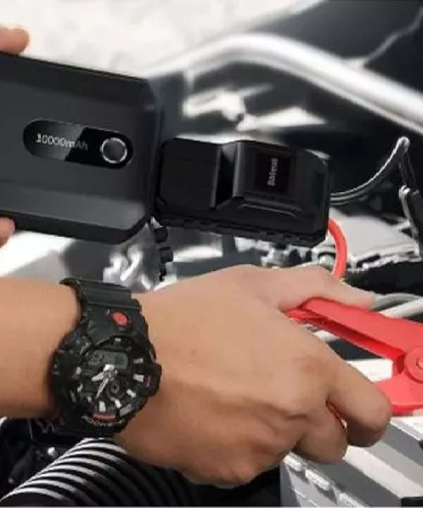 جامپ استارتر و پاوربانک خودرو بیسوس Baseus Super Energy Air Car Jump Starter CGNL020101 10000mAh