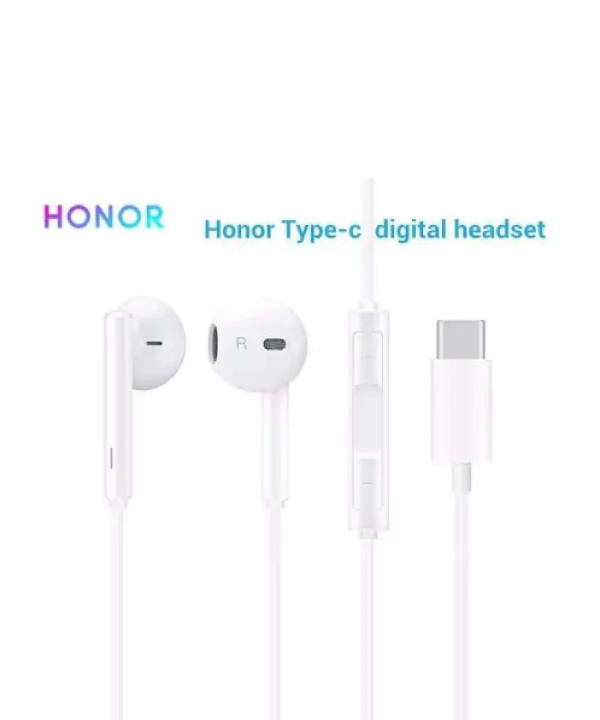 هندزفری سیمی تایپ سی اصلی آنر هواوی Honor Type-C Earphone AM33R