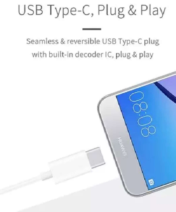 هندزفری سیمی تایپ سی اصلی آنر هواوی Honor Type-C Earphone AM33R