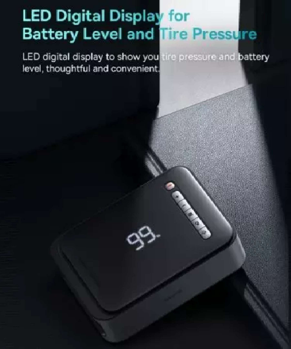 جامپ‌استارتر، کمپرسورباد و پاوربانک 8000 فوق انرژی خودرو بیسوس Baseus super energy 2-in-1 jump starter 1000A BS-CH003 CGCN000001