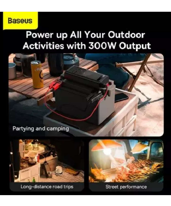 اینورتر برق 220 ولت 300 وات بیسوس Baseus IGBT Power Inverter 300W CGNB010101