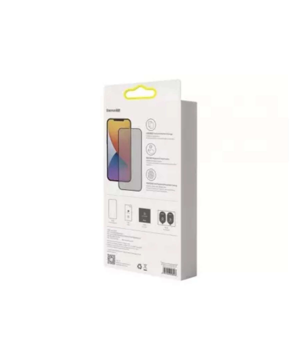محافظ صفحه نمایش حریم شخصی دوتایی بیسوس آیفون Baseus Privacy Glass iPhone 12 / 12 Pro