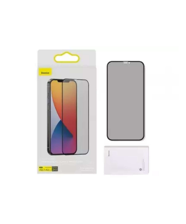 محافظ صفحه نمایش حریم شخصی دوتایی بیسوس آیفون Baseus Privacy Glass iPhone 12 / 12 Pro