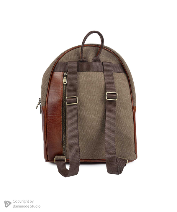 کوله پشتی چرم طبیعی صاد مدل JR6109
