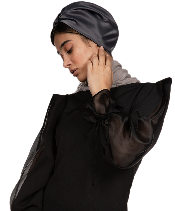 پیراهن مجلسی مشکی گردیه Gordye