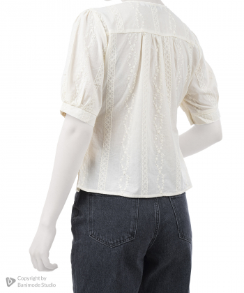 شومیز نخی زنانه جین وست مدل 42233507