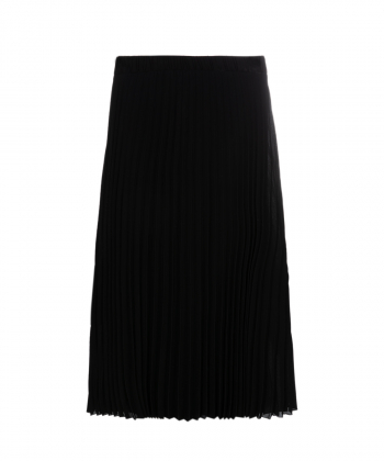 دامن پلیسه زنانه مشکی گردیه Gordye