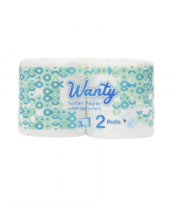 دستمال توالت دو قلو ونتی Wanty