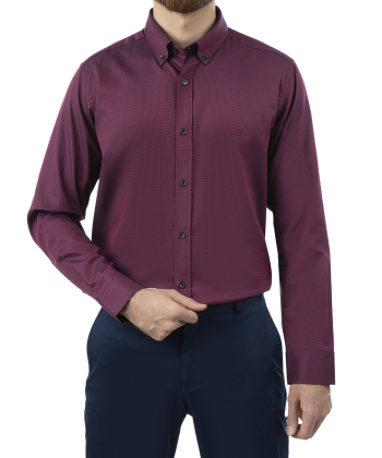 پیراهن آستین بلند مردانه پیرکاردین مدل SHP90210369