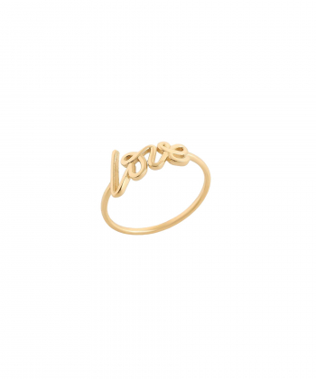 انگشتر طلا Love میوگلد Mio Gold کدR2336