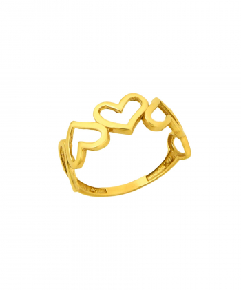 انگشتر طلا قلب میوگلد Mio Gold کدR1041