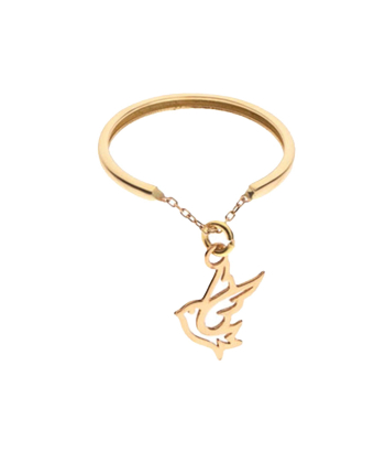 انگشتر طلا پرنده میوگلد Mio Gold کدR843