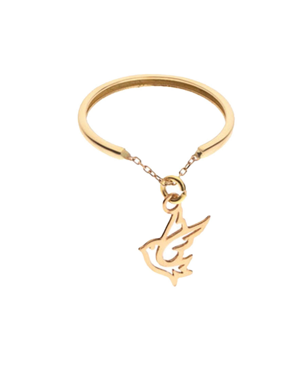 انگشتر طلا پرنده میوگلد Mio Gold کدR843