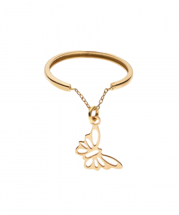 انگشتر طلا پروانه میوگلد Mio Gold کدR836