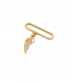 آویز طلا ساعت بال فرشته میوگلد Mio Gold کدW234