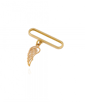 آویز طلا ساعت بال فرشته میوگلد Mio Gold کدW234