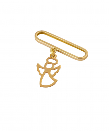 آویز طلا ساعت فرشته میوگلد Mio Gold کدW230