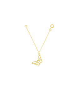 آویز طلا ساعت پروانه میوگلد Mio Gold کدW150