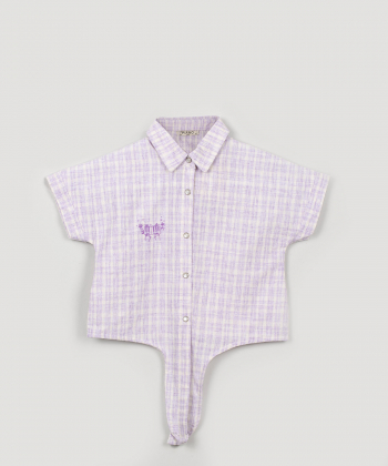 شومیز دخترانه آستین کوتاه پیانو Piano