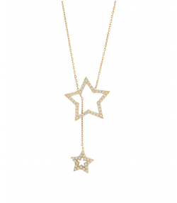گردنبند طلا ستاره میوگلد Mio Gold کدNC1731